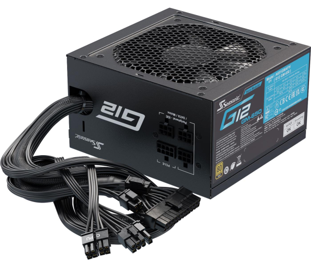 Seasonic G12 GM 650W 80 Plus Gold - 1060374 - zdjęcie 4